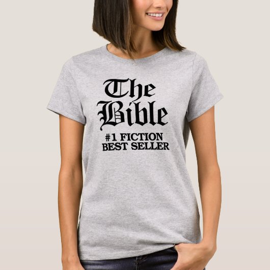 DIE BIBLE: Nr. 1 FIKTION BEST VERKÄUFLER T-Shirt (Vorderseite)