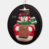 DIE BIBLE SNOWMAN 2018 KOLLEKTIBLE ORNAMENT (Links)