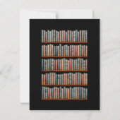 Die Bibliothek Dankeskarte (Vorderseite)