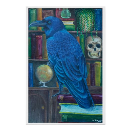 Die Bibliothek - das Poster (Vorderseite)