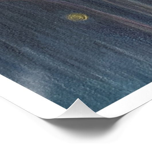 Die Bibliothek - das Poster (Ecke)