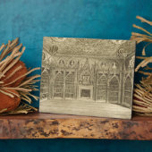 Die Bibliothek, graviert von Godfrey, aus "Beschre Fotoplatte (Seite)