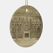 Die Bibliothek, graviert von Godfrey, von Keramikornament (Rechts)