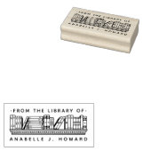 Die Bibliothek ist einfach und modern Gummistempel (Stempel)