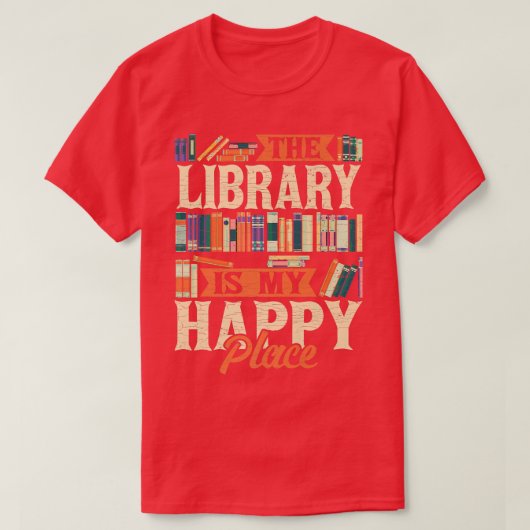 Die Bibliothek ist mein schönes Buch Lover Bookish T-Shirt (Design vorne)