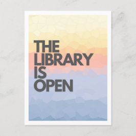 Die Bibliothek ist Open Drag Race Postkarte