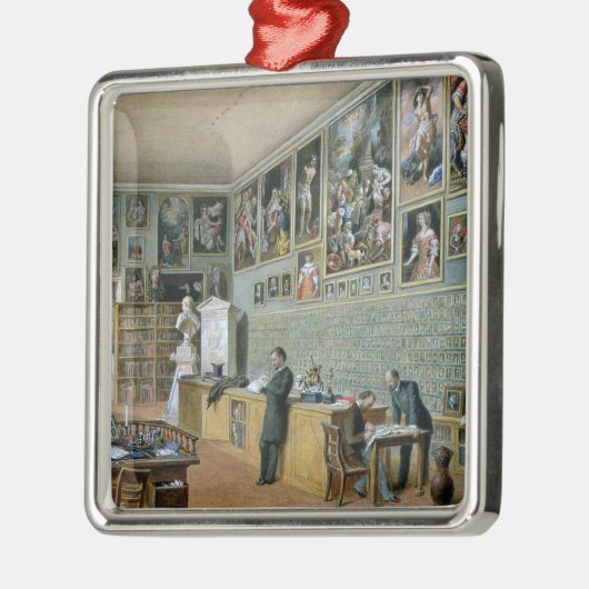 Die Bibliothek Ornament Aus Metall (Links)