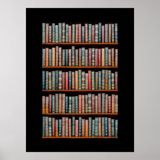 Die Bibliothek Poster (Vorne)