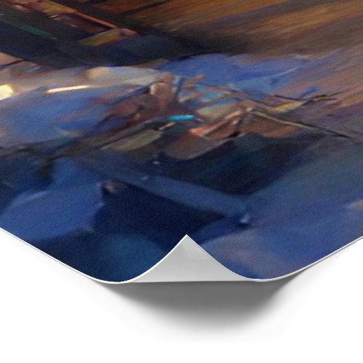 Die Bibliothek 📚 Poster (Ecke)