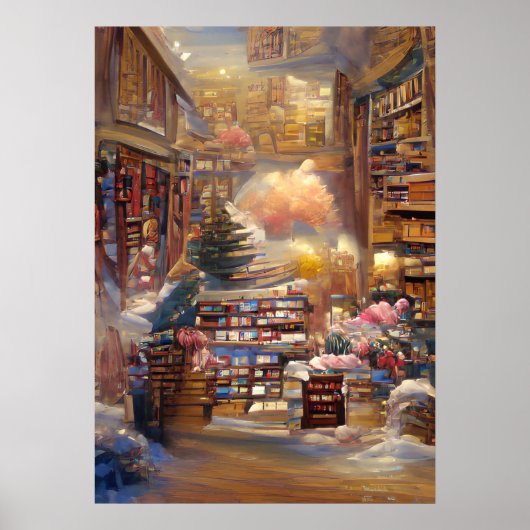 Die Bibliothek 📚 Poster (Vorne)