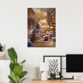 Die Bibliothek 📚 Poster (Heimbüro)