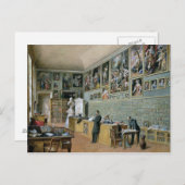 Die Bibliothek Postkarte (Vorne/Hinten)