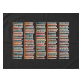 Die Bibliothek Tischdecke (Vorderseite (Horizontal))