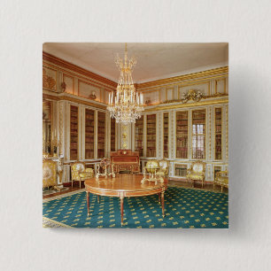 Die Bibliothek von Louis XVI im Jahre 1781 Button