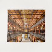 die Bibliothek Wandteppich (Vorderseite (Horizontal))