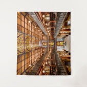 die Bibliothek Wandteppich (Vorderseite)