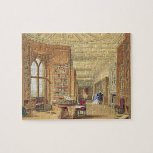 Die Bibliothek, Windsor Schloss, 1838 (Farbelitho) Puzzle