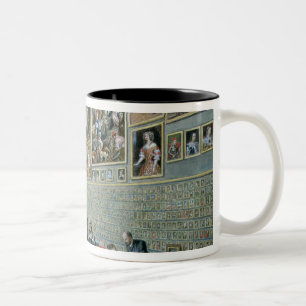 Die Bibliothek Zweifarbige Tasse