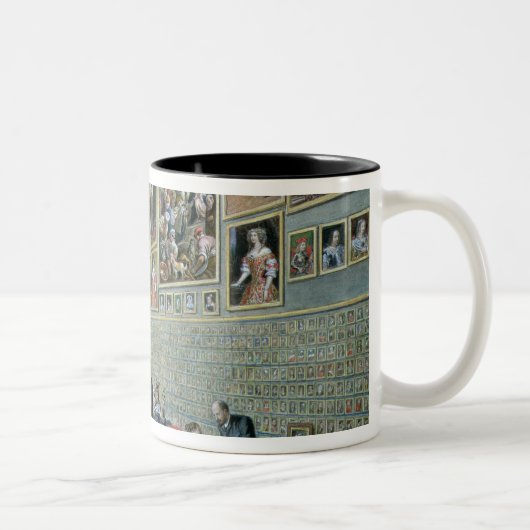 Die Bibliothek Zweifarbige Tasse (Rechts)