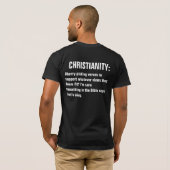 Die biblische Definition der Heirat T-Shirt (Schwarz voll)