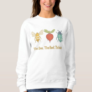Die Biene, die Rübe, der Käfer - Lustiger Vintage- Sweatshirt