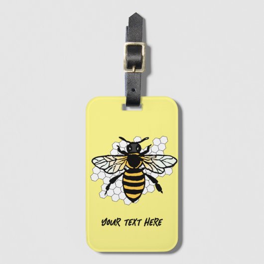 Die Biene Gepäckanhänger (Vorderseite Vertikal)