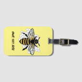 Die Biene Gepäckanhänger (Vorderseite (Horizontal))