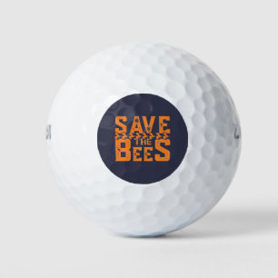Die Bienen-Bienen-Natur-Gelb-niedlich gerettet Golfball