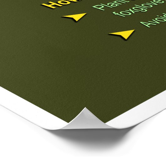 Die Bienen gerettet - Vintages Poster (Ecke)