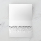 Die Bienen grün gerettet Karte (Innenseite)