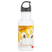"Die Bienen haben es" Wasserflasche (Vorderseite)