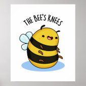 Die Bienen Knees Funny Bumble Pun Poster (Vorne)