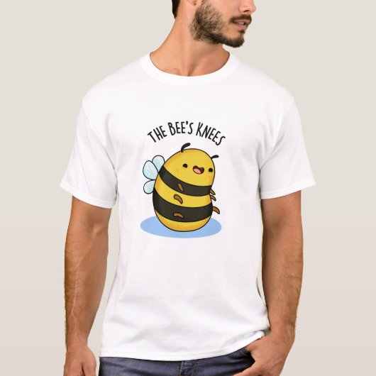 Die Bienen Knees Funny Bumble Pun T-Shirt (Vorderseite)
