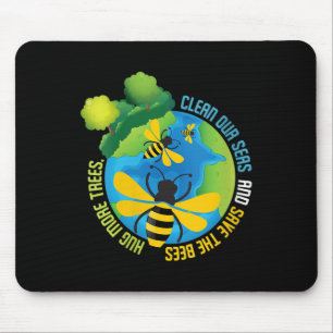 Die Bienen Rettend Frauen - Umweltschutz Mousepad