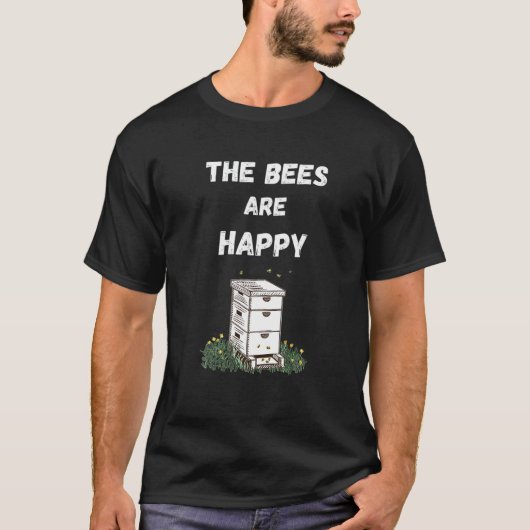 Die Bienen sind glücklich, Valheim Nordic Funny On T-Shirt (Vorderseite)