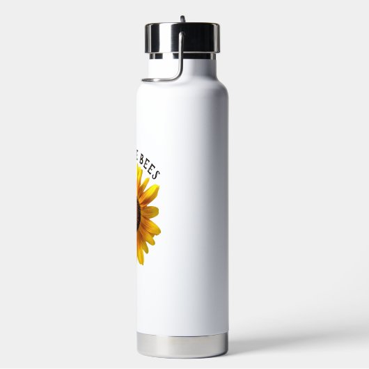 Die Bienen-Sonnenblume gerettet Trinkflasche (rechts)