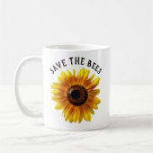 Die Bienen-Sonnenblumen-Tasse gerettet Kaffeetasse (Links)