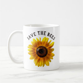 Die Bienen-Sonnenblumen-Tasse gerettet Kaffeetasse
