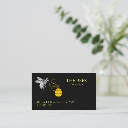 Die Bienen Visitenkarte (Stehend Vorderseite)