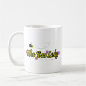 die Bienendame mit Blumen Kaffeetasse (Links)