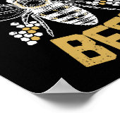 Die Bienenkäfer-Honigbiene gerettet Poster (Ecke)