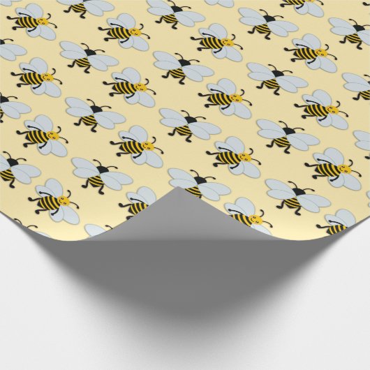 Die Bienenkunst gerettet Geschenkpapier (Ecke)