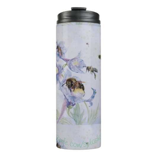 "Die Bienenschenkel" Thermosbecher (Vorderseite)
