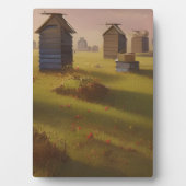 Die Bienenstöcke Pastoral Art Tabletop Fotoplatte (Vorderseite)