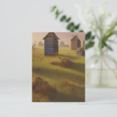 Die Bienenstöcke Pastorale Art Scene Postkarte (Stehend Vorderseite)