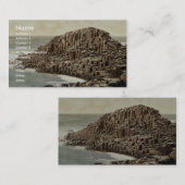 Die Bienenwaben. Die Damm des Riesen. Co. Antrim, Visitenkarte (Vorne/Hinten)