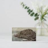 Die Bienenwaben. Die Damm des Riesen. Co. Antrim, Visitenkarte (Stehend Vorderseite)