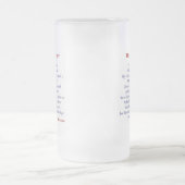 Die Bier-Gebets-Bier-Tasse! Mattglas Bierglas (Mittel)
