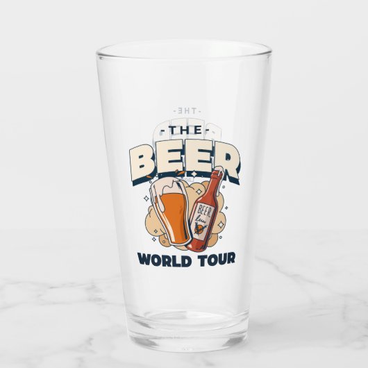 Die Bier-Welt-Tour Glas (Rückseite)