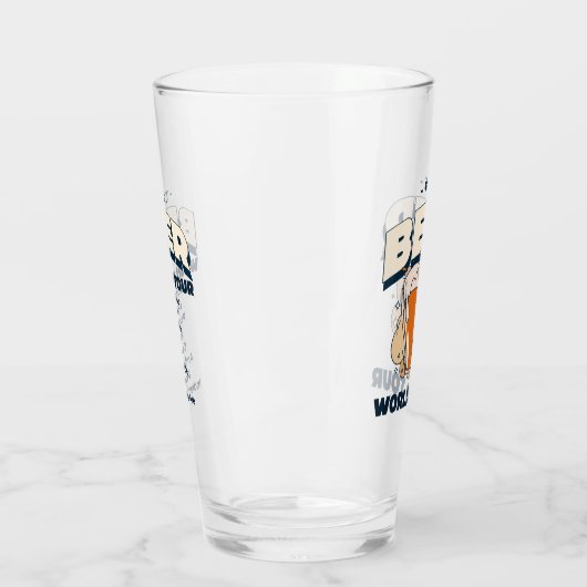 Die Bier-Welt-Tour Glas (Links)